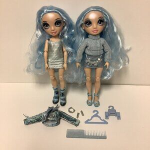 Rainbow High Gabriella Icely Fashion Doll Lot 2 Dolls + Outfits Clothing Lot MGA